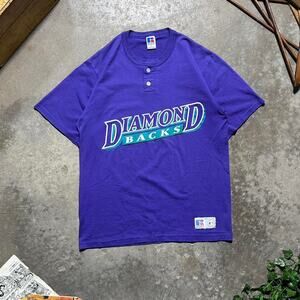 Vintage 90s Russell Athletic Arizona Diamondback Tee Shirt Mens Large MLB 1996